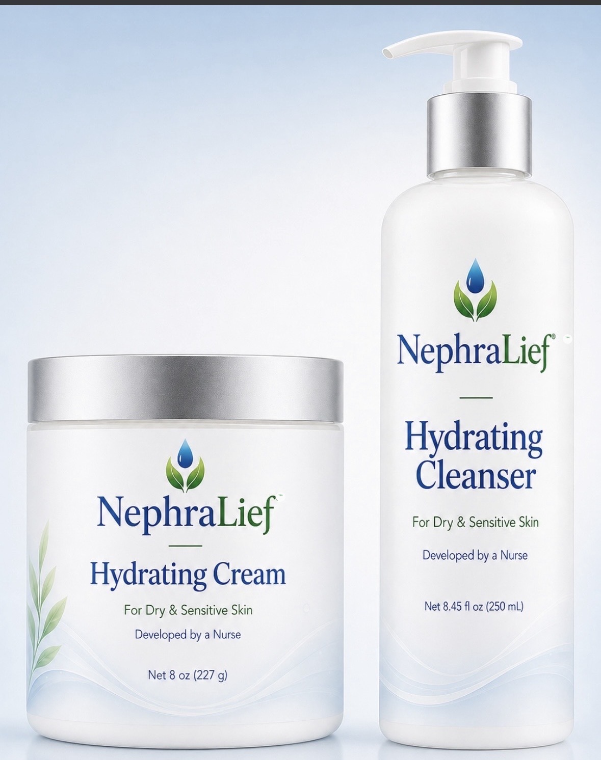 NephraLief Hydrating Cleanser bottle